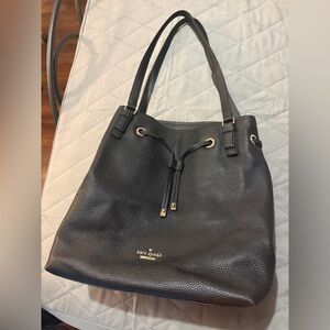 Kate Spade Black Pebbled Leather Shoulder Bag